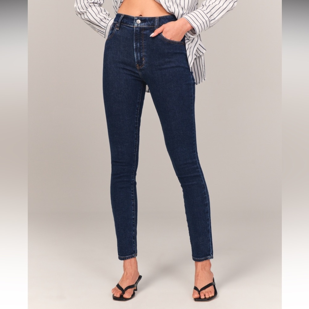 NWT 33S Abercrombie Super Skinny Ankle Jeans